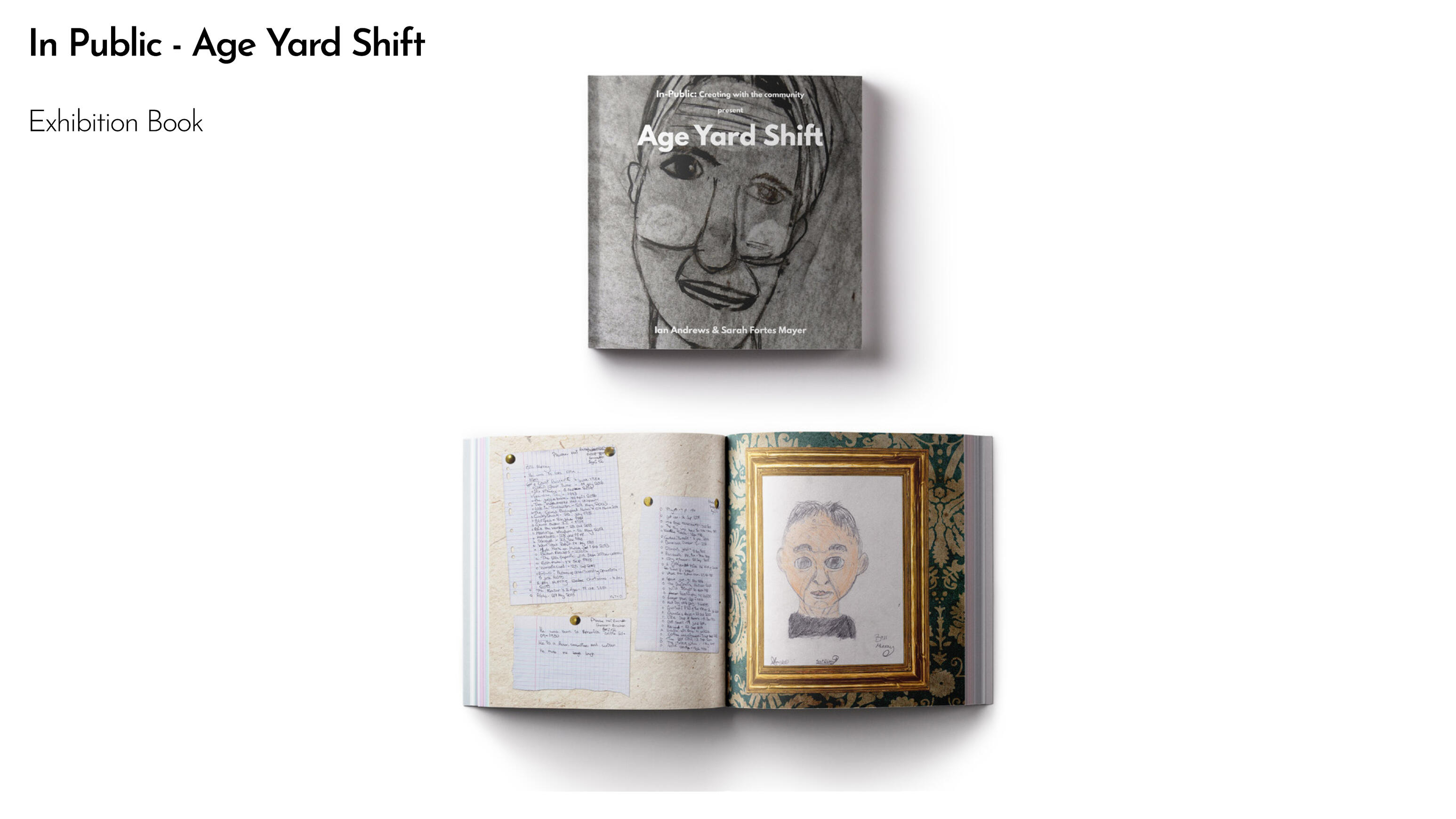 Untitledbook design for In Public art collective's Age Yard Shift art project
