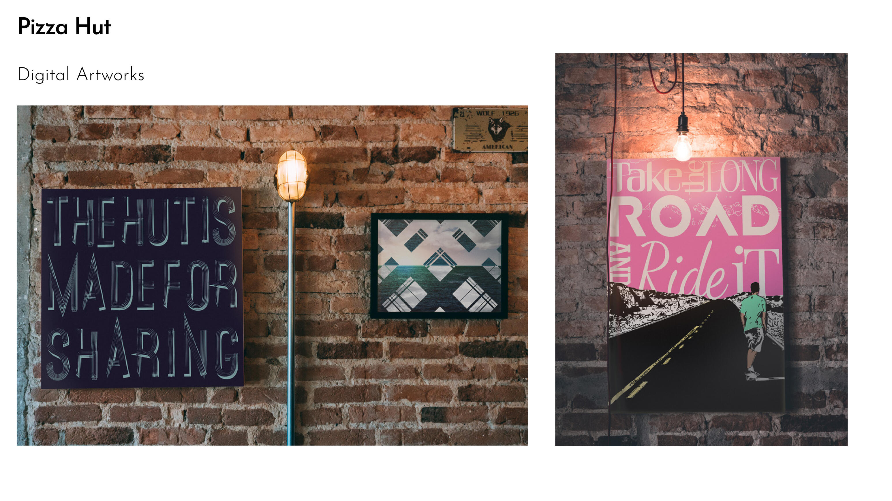 digital artwork for Pizza Hut